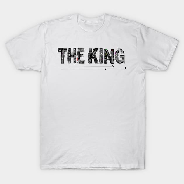 The King Letter T-Shirt by G-Art Swiss